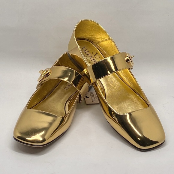 Valentino Garavani VLogo Locker Mary-Jane ballerina shoes size 36 - Picture 7 of 16